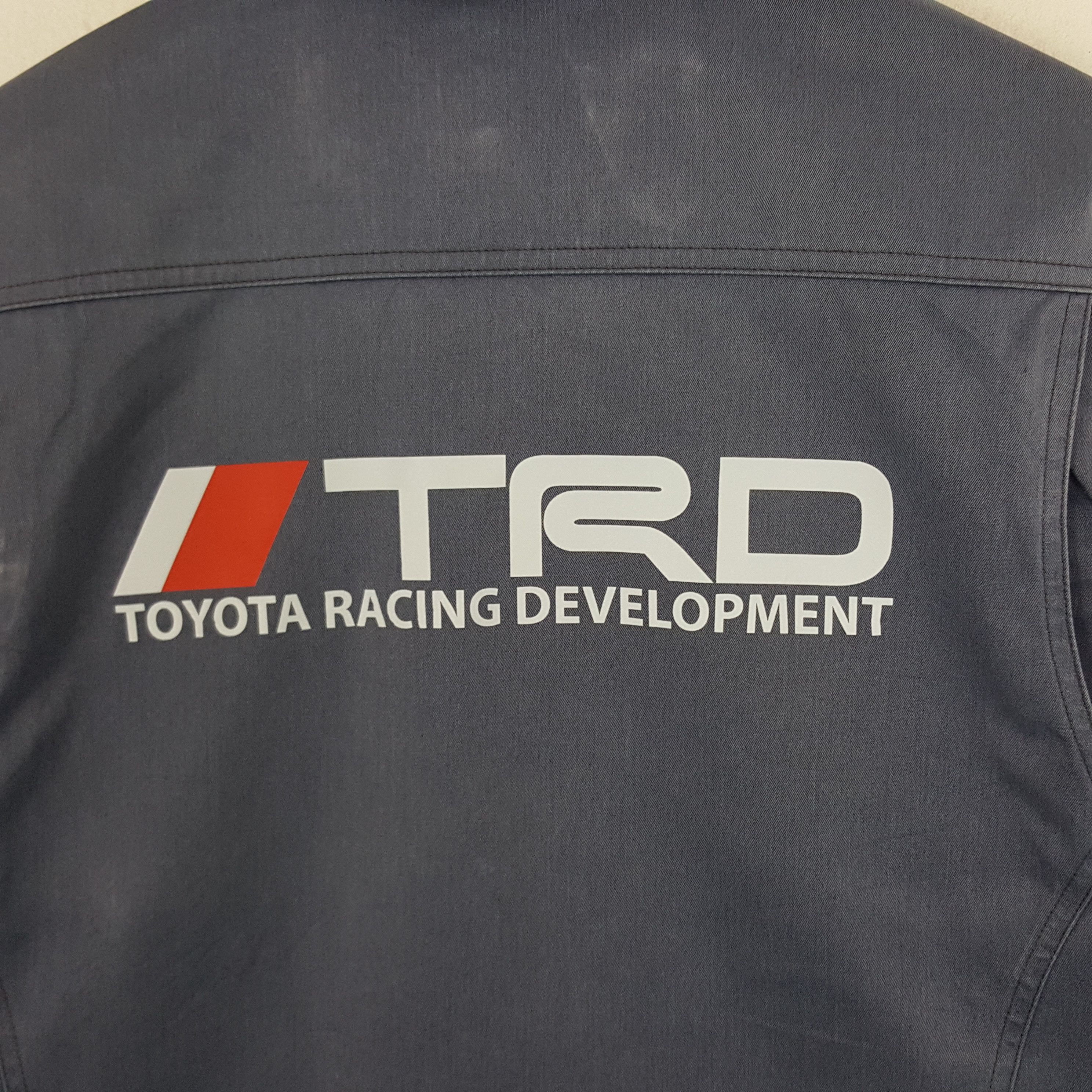 Japanese Brand × Vintage Vintage Toyota Racing Development Custom Art Sport Jacket Size US M / EU 48-50 / 2 - 2 Thumbnail