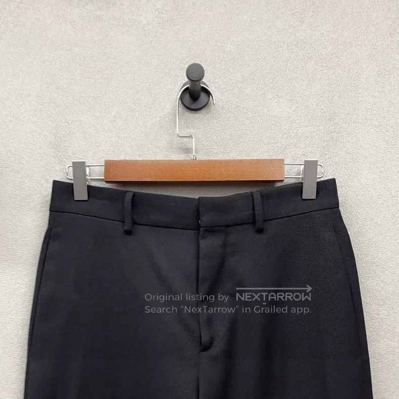 Louis Vuitton Louis Vuitton size US 50 Black sheepwool straight-leg suit Size US 34 / EU 50 - 4 Thumbnail