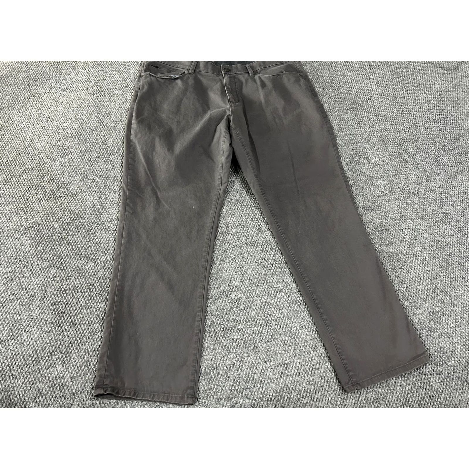 English Laundry VINTAGE English Laundry Pants Mens 40x32 Brown Stretch Chino 5 Pocket Straight Casual Size US 40 / EU 56 - 2 Thumbnail