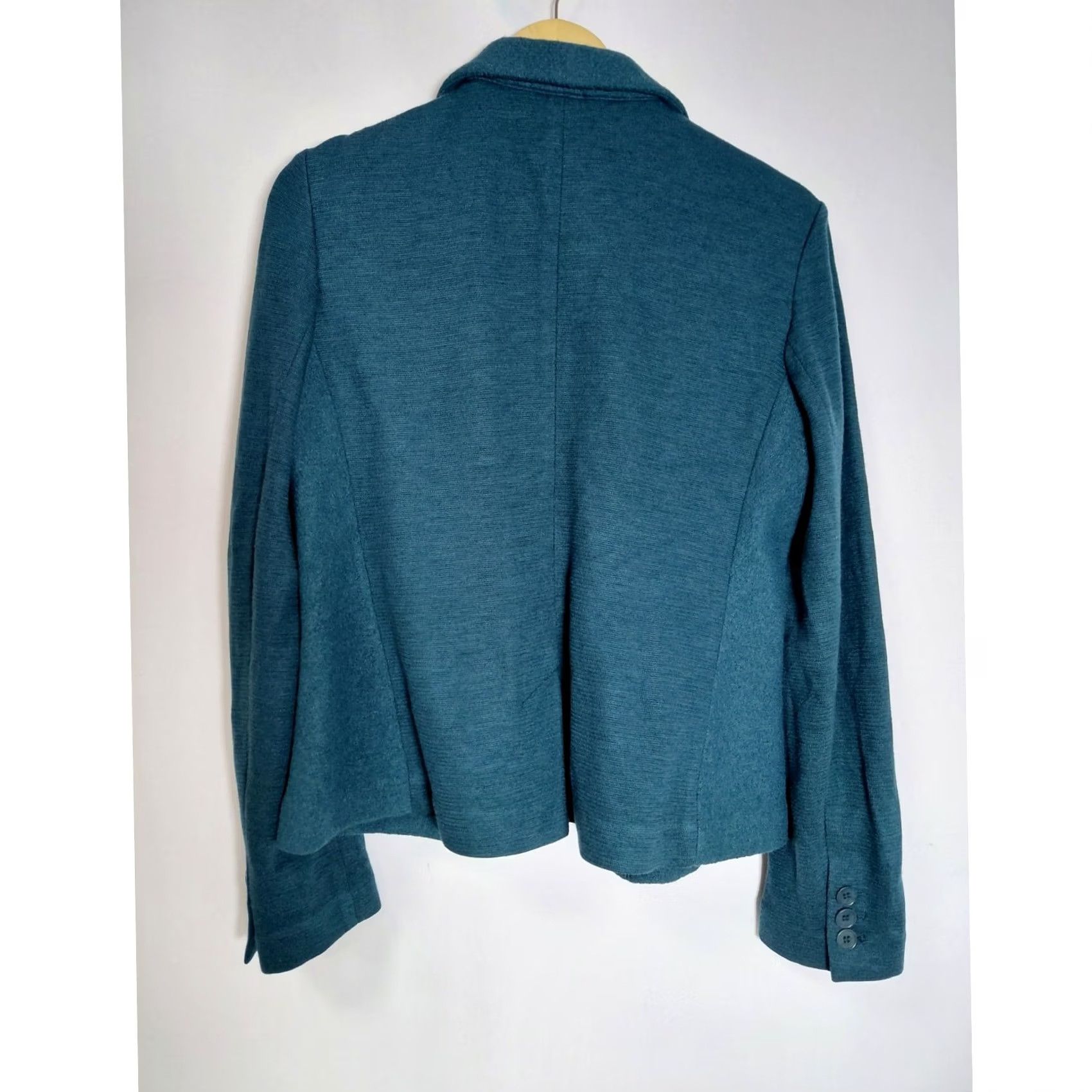 Talbots Talbots Wool Blend Blazer Blue Women Solid Long Sleeve Size 12 Size XL / US 12-14 / IT 48-50 - 2 Thumbnail