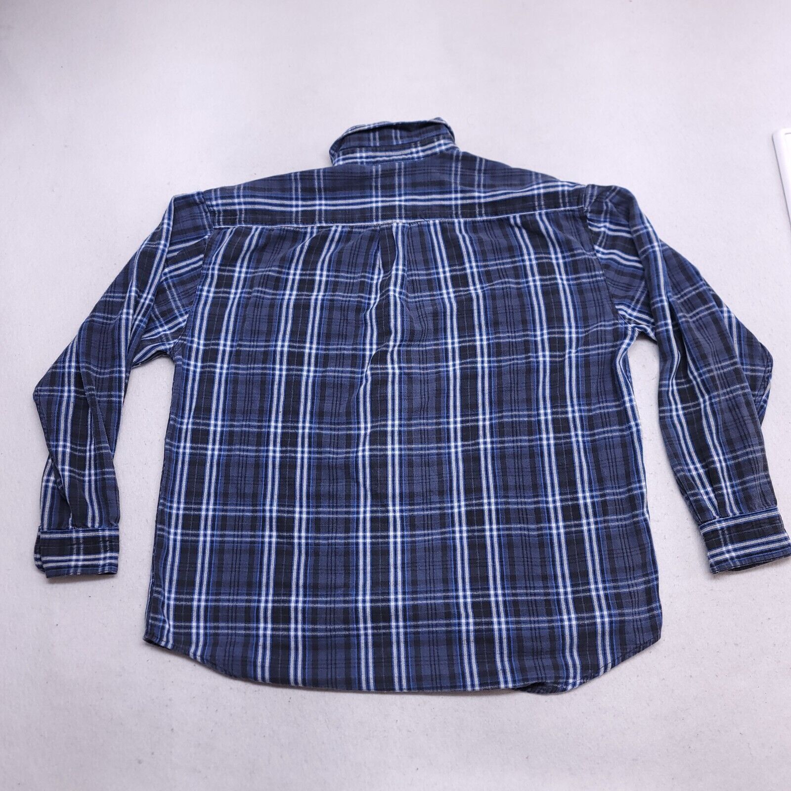 Old Navy Old Navy Tartan Flannel Shirt Mens Size Extra Large XL Blue Size US XL / EU 56 / 4 - 10 Thumbnail