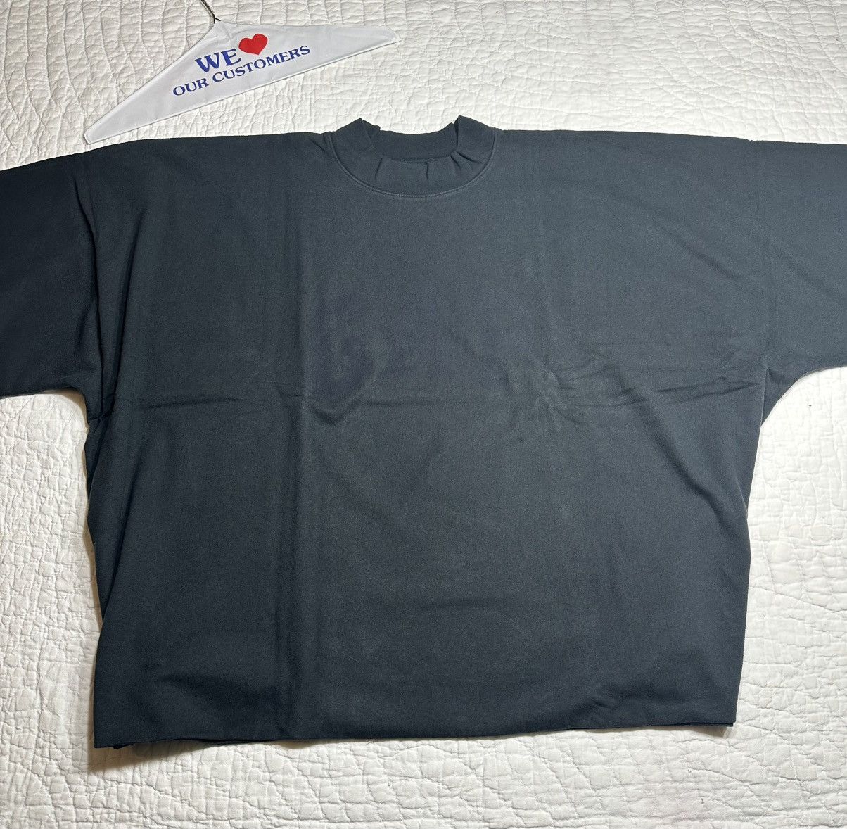 Balenciaga × Gap × Kanye West Yeezy Gap Black Crop Dove Tee/XL Size US XL / EU 56 / 4 - 2 Thumbnail