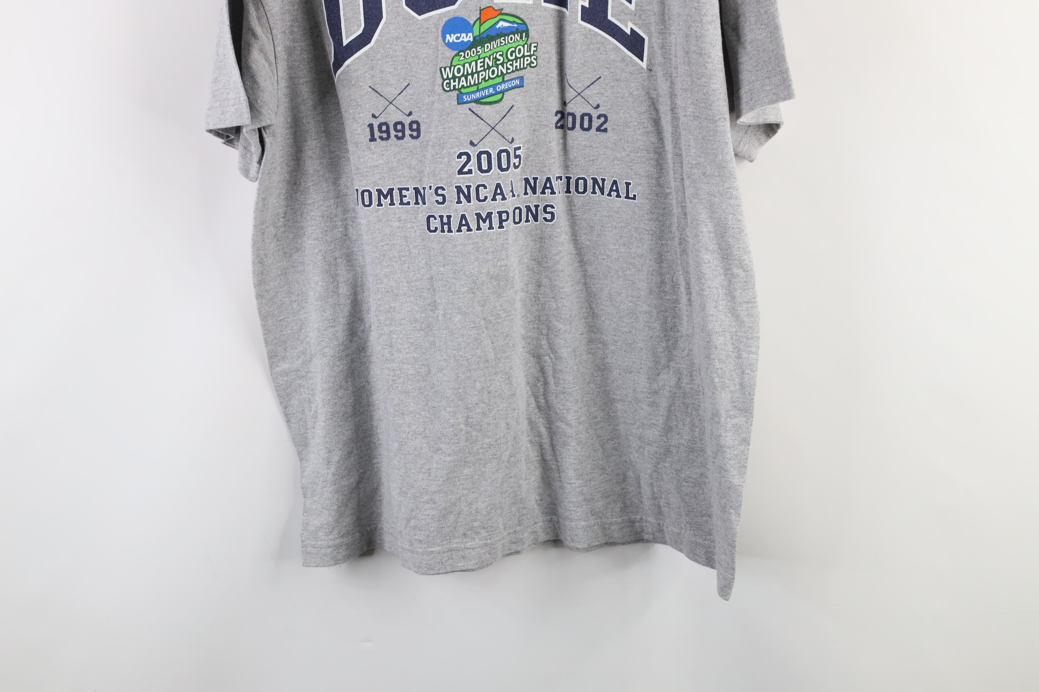 Vintage Vintage Golf Champs Duke University T-Shirt Heather Gray Size US XL / EU 56 / 4 - 3 Thumbnail