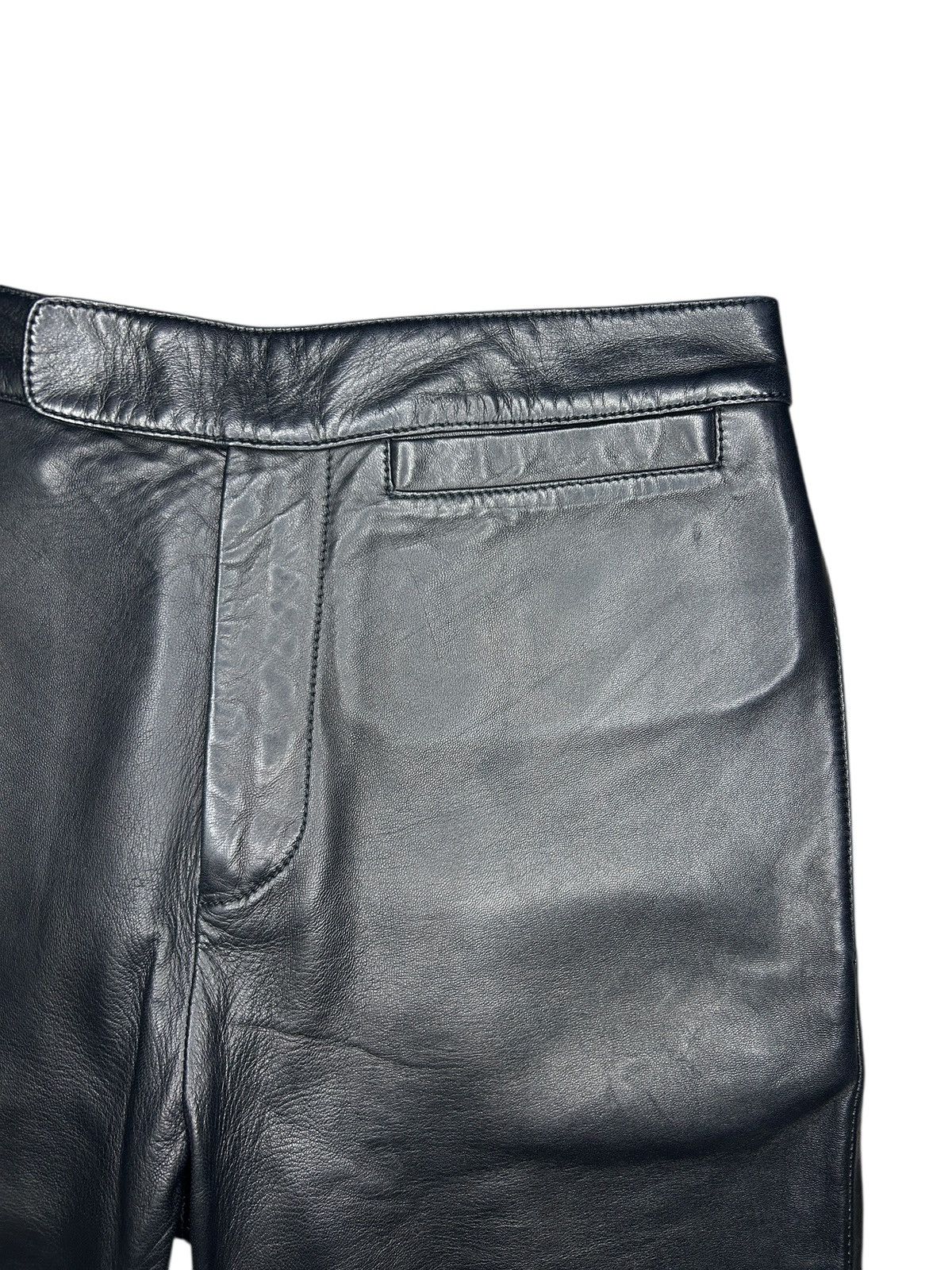 Hedi Slimane × Saint Laurent Paris F/W 16 Sample Leather Trousers Size 25" / US 0 / IT 36 - 3 Thumbnail