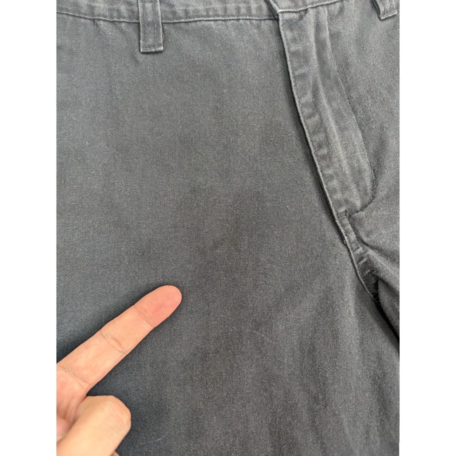RVCA RVCA Chino Shorts Men 28 Black Slim Short - Casual, Travel, Workwear, Beach City Pattern Solid Button Zipper Logo Size US 28 / EU 44 - 2 Thumbnail