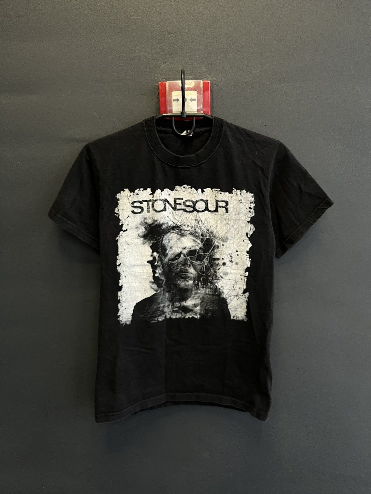 Pre-owned Band Tees X Vintage 2012 Stonesour Tour Tee (system Of A Down Disturbed) In Black