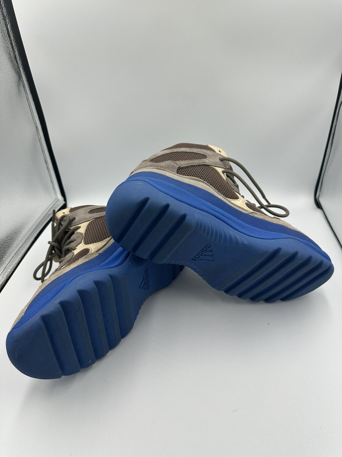 Adidas × Kanye West ADIDAS YEEZY DESERT BOOT TAUPE BLUE 13 WORN ONCE GY0374 Size US 13 / EU 46 - 6 Thumbnail