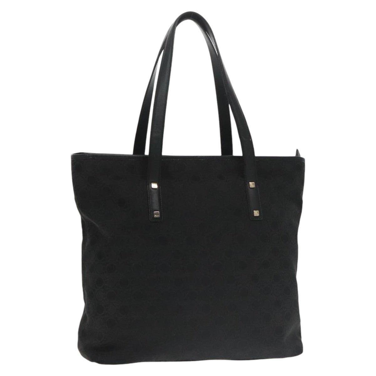 Salvatore Ferragamo Shoulder Bag Canvas Black