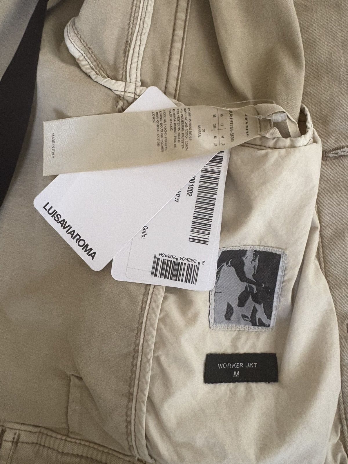 Rick Owens Rick Owens Worker Denim Jacket in Mineral Fogachine Size US M / EU 48-50 / 2 - 10 Thumbnail