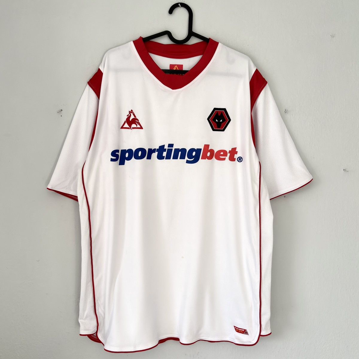 Le Coq Sportif 2009 2010 Wolverhampton England Away Vintage Soccer Jersey Size US XL / EU 56 / 4 - 2 Thumbnail