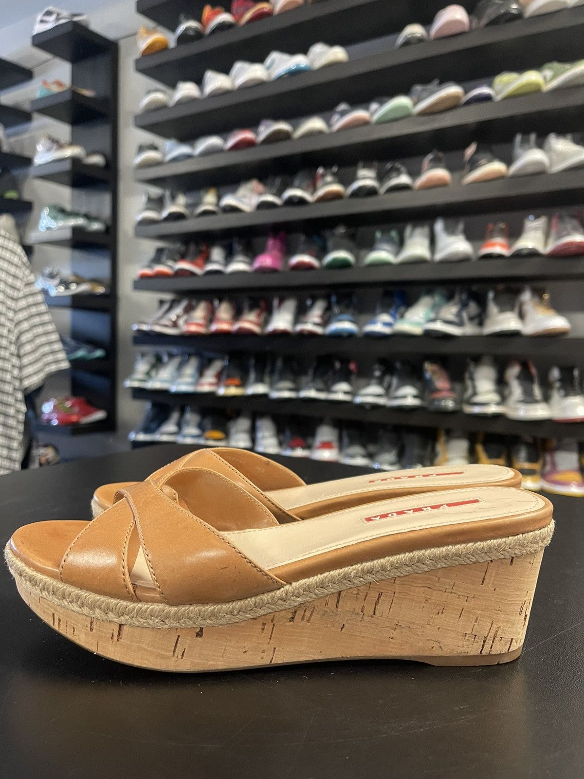 Prada Size 6.5US/36.5 - Prada Platforms Leather Straps Size US 6.5 / IT 36.5 - 1 Thumbnail