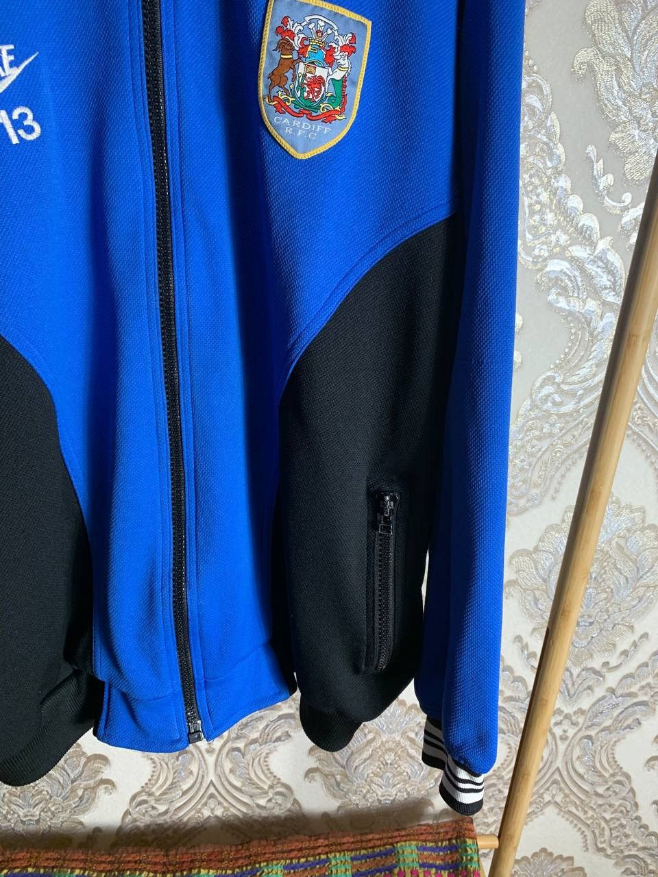 Nike × Vintage VERY RARE NIKE FULL ZIP CARDIFF UNITED ENGLAND RUGBY JAKCET Size US XL / EU 56 / 4 - 4 Thumbnail