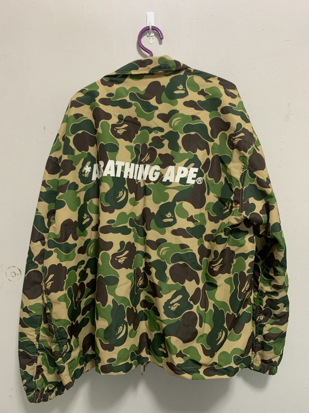 Bape BAPE ABC Camo Relaxed Coach Jacket Size US L / EU 52-54 / 3 - 2 Thumbnail