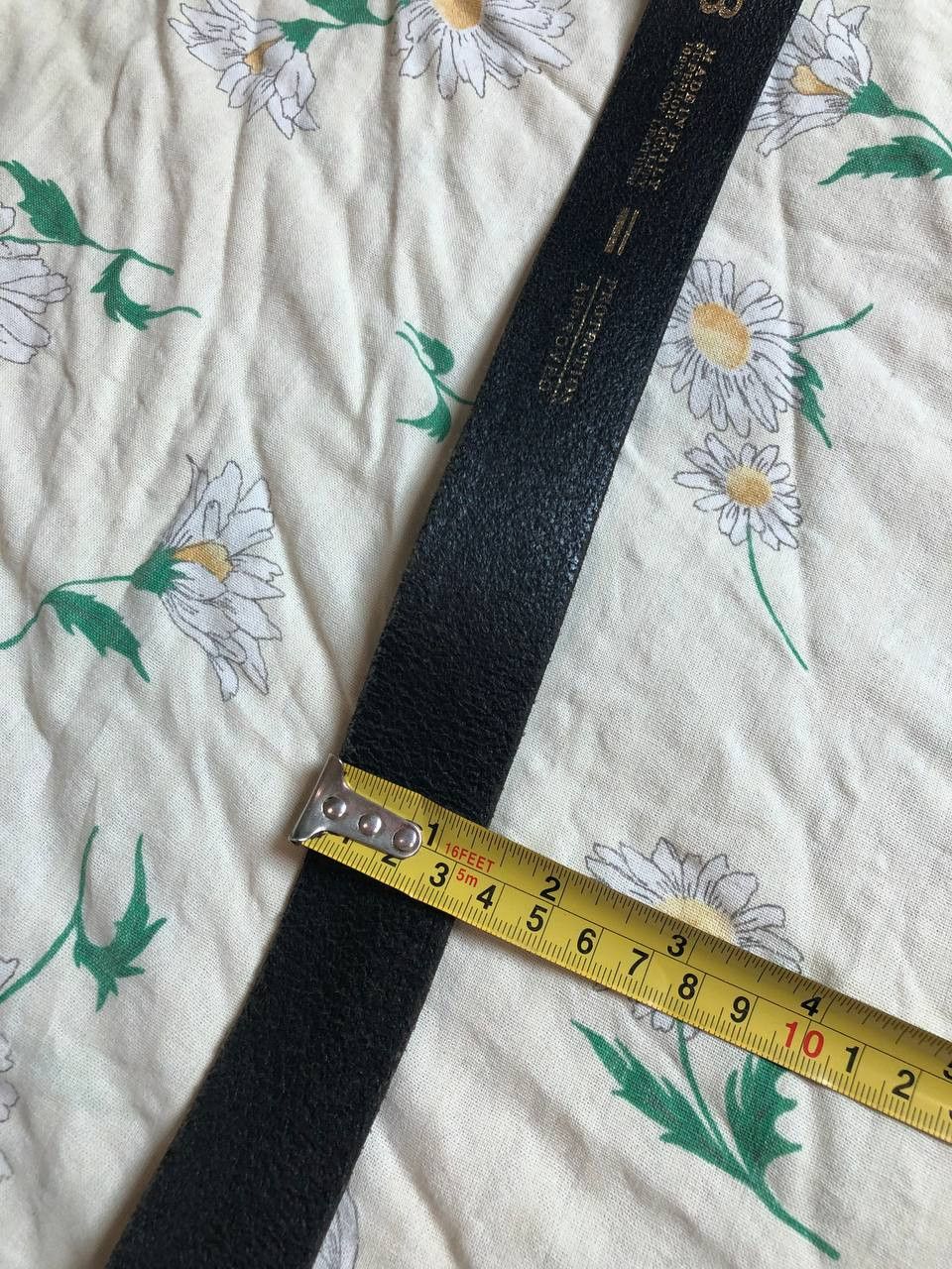 Diesel Diesel Men’s Black Leather Belt Designer Metal Buckle Size ONE SIZE - 11 Thumbnail