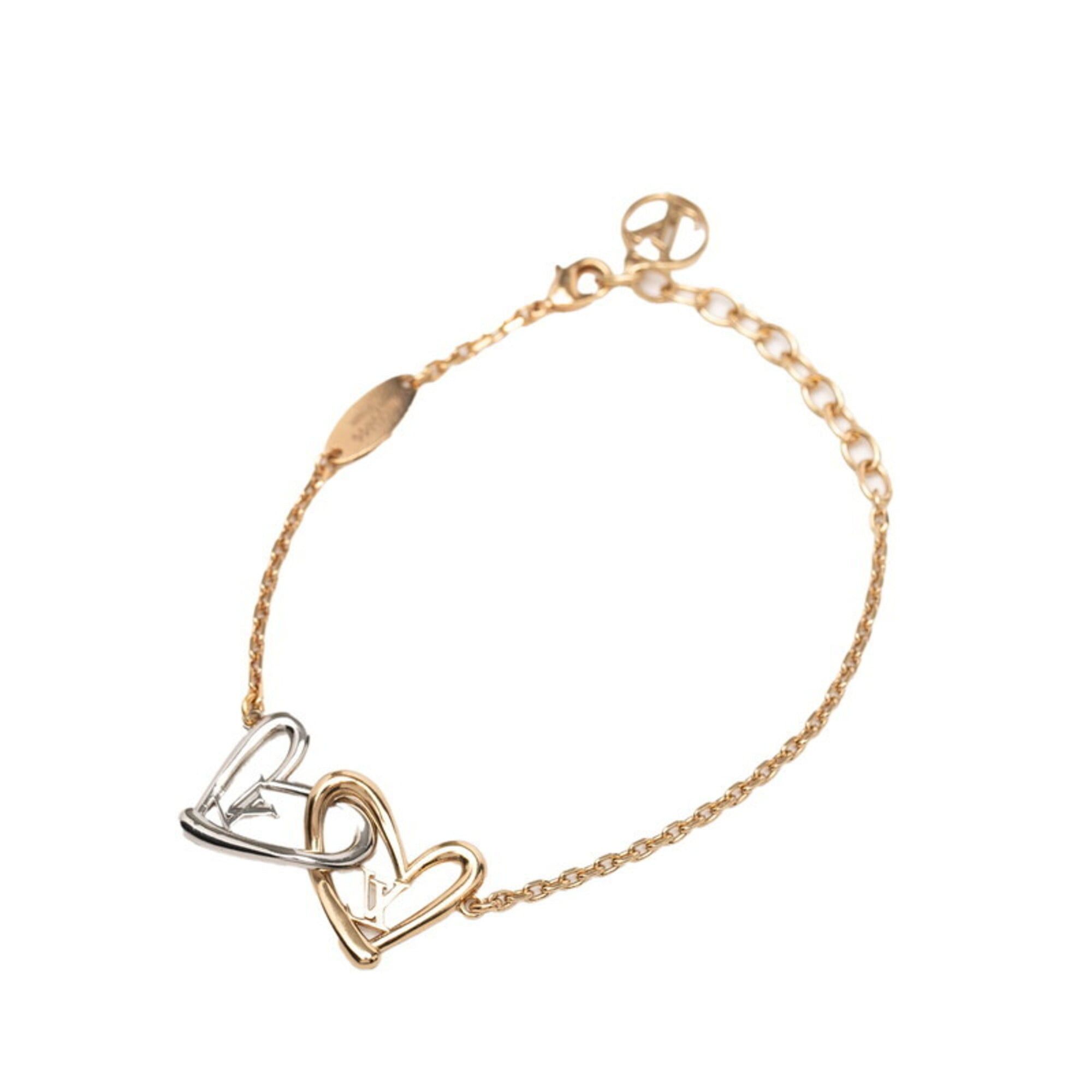 Louis Vuitton Louis Vuitton Heart Falling in Love Bracelet M00466 Gold Silver Plated Metal Women's LOUIS VUITTON Size ONE SIZE - 1 Thumbnail