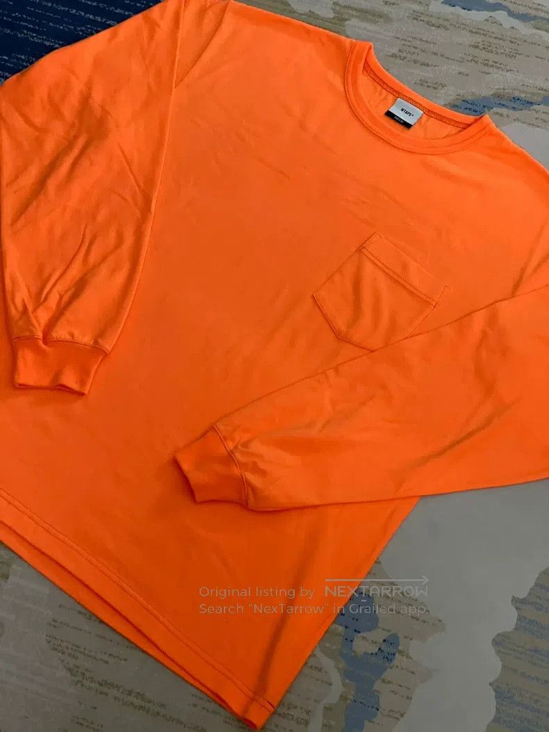 Wtaps Wtaps Fluorescent Orange Long Sleeve Size US S / EU 44-46 / 1 - 3 Thumbnail