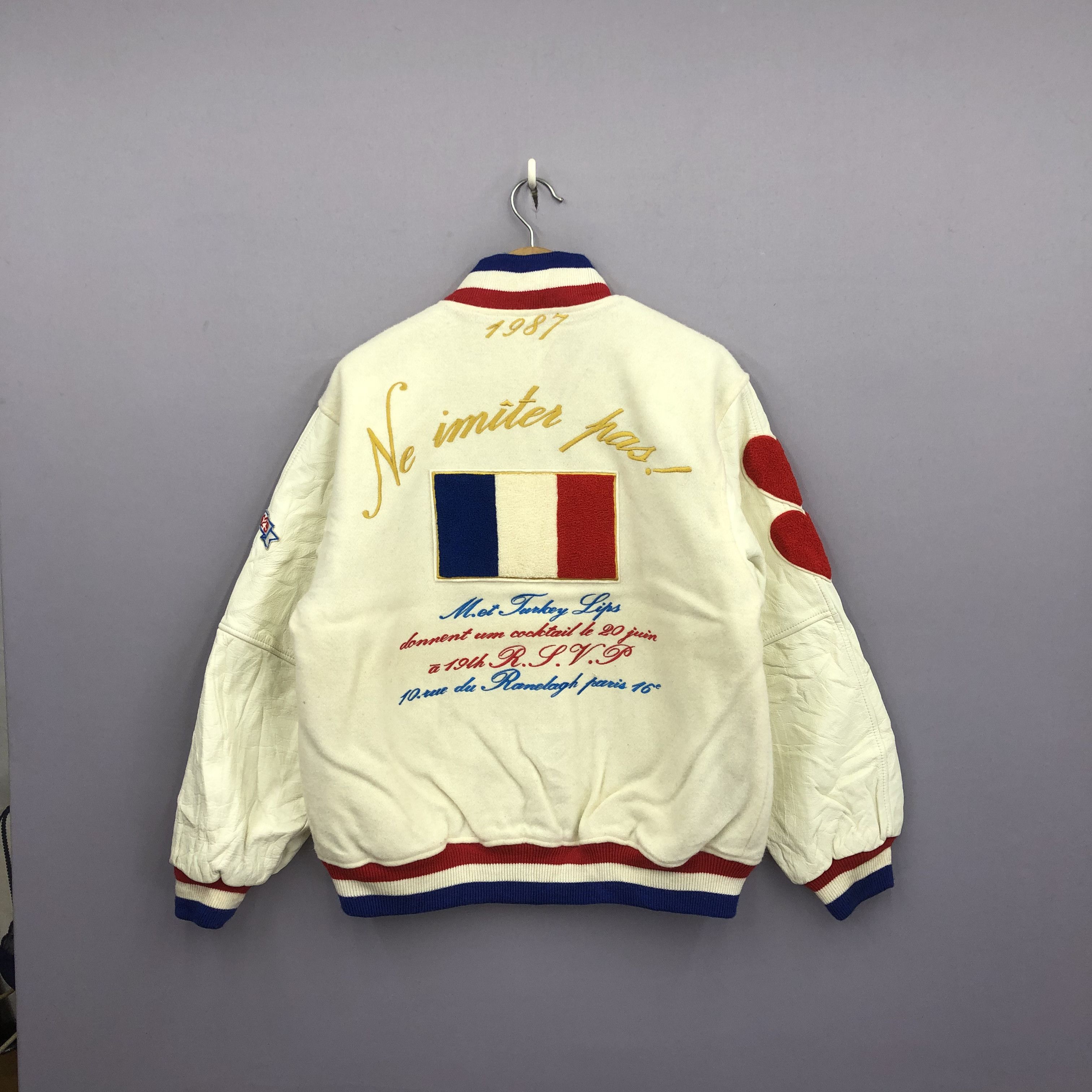 Vintage 80s Japanese Nihon University Medicine Varsity Wool Jacket Size US M / EU 48-50 / 2 - 1 Thumbnail