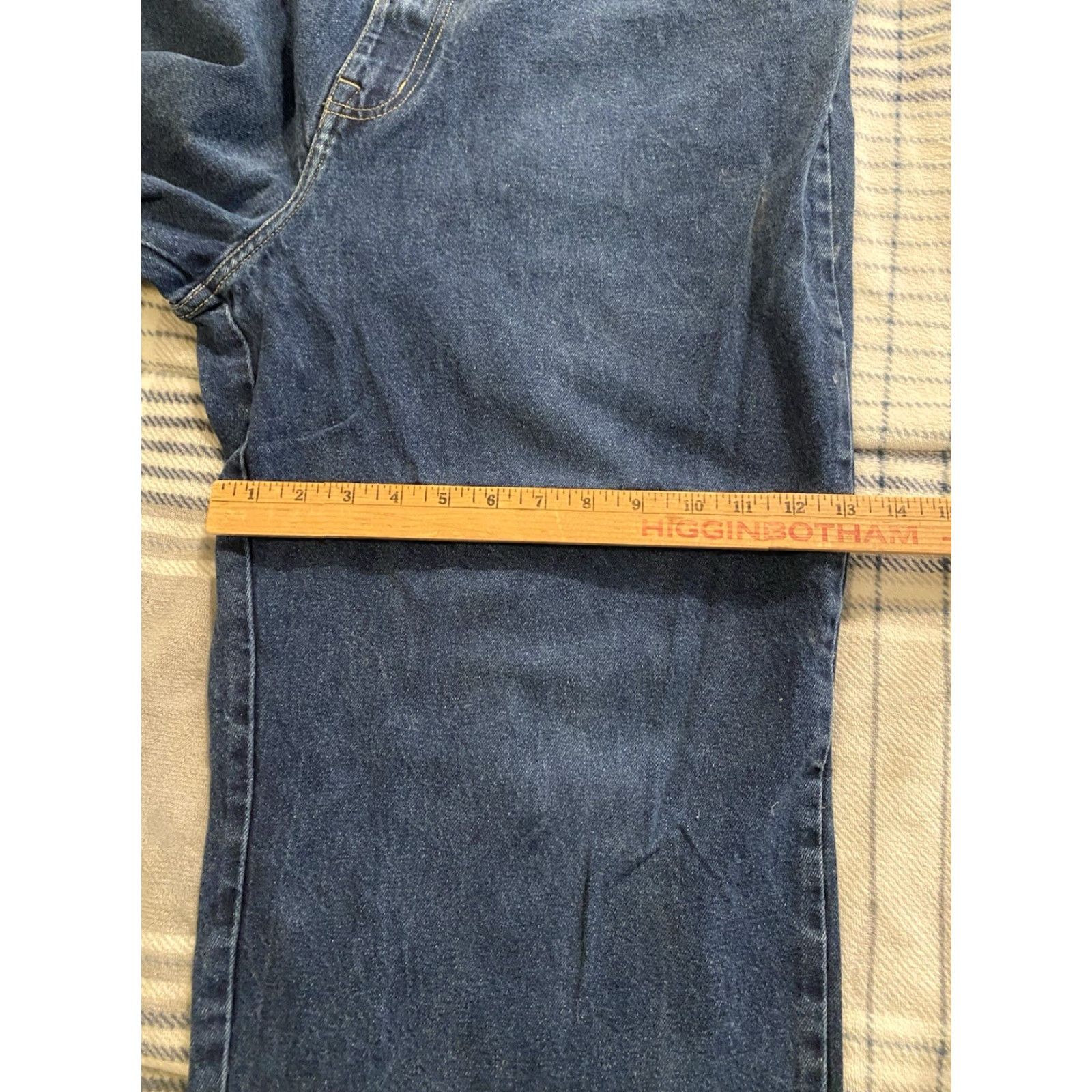 Ecko Unltd. VINTAGE Ecko Unltd Jeans Baggy Wide-Leg Men’s 40x31 Hip Hop Skater 90s Grunge Blue Denim Cotton Relaxed Inseam 31 Logo Embroidered Size US 40 / EU 56 - 7 Thumbnail