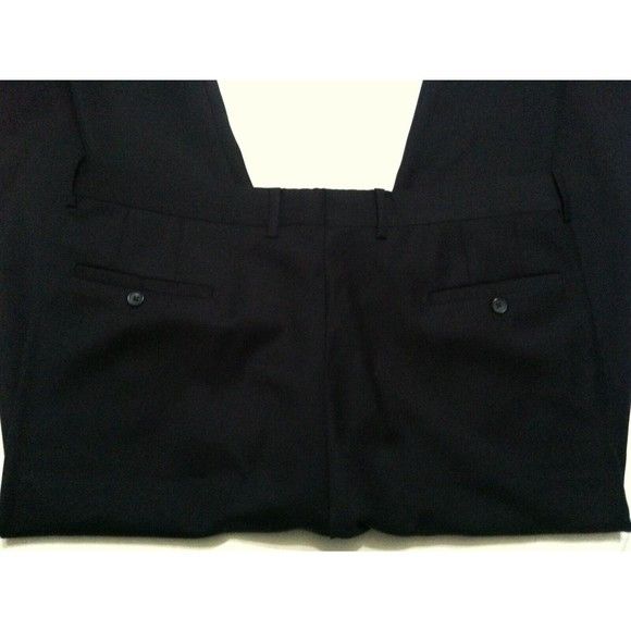 Bachrach BACHRACH MENS NEW 96%WOOL DRESS PANTS MADE IN ITALY 38/32 Size ONE SIZE - 3 Thumbnail