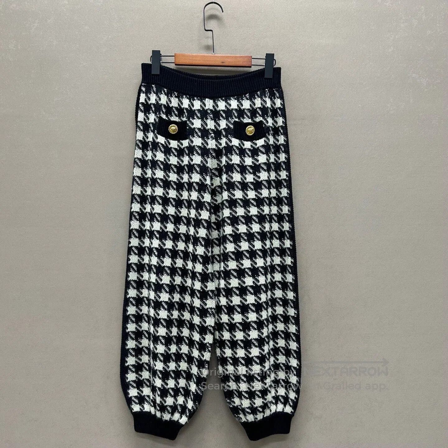 Gucci Gucci Houndstooth Button Casual Pants. Size 33" - 1 Thumbnail
