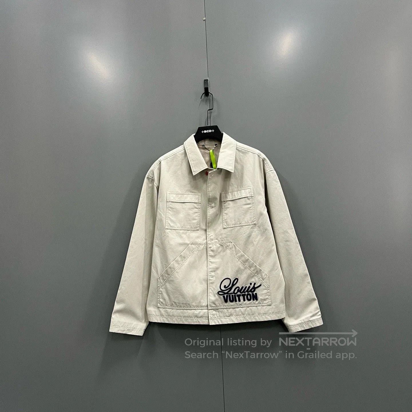 Louis Vuitton Louis Vuitton Beige Logo Work Jacket Size 50. Size US L / EU 52-54 / 3 - 1 Thumbnail