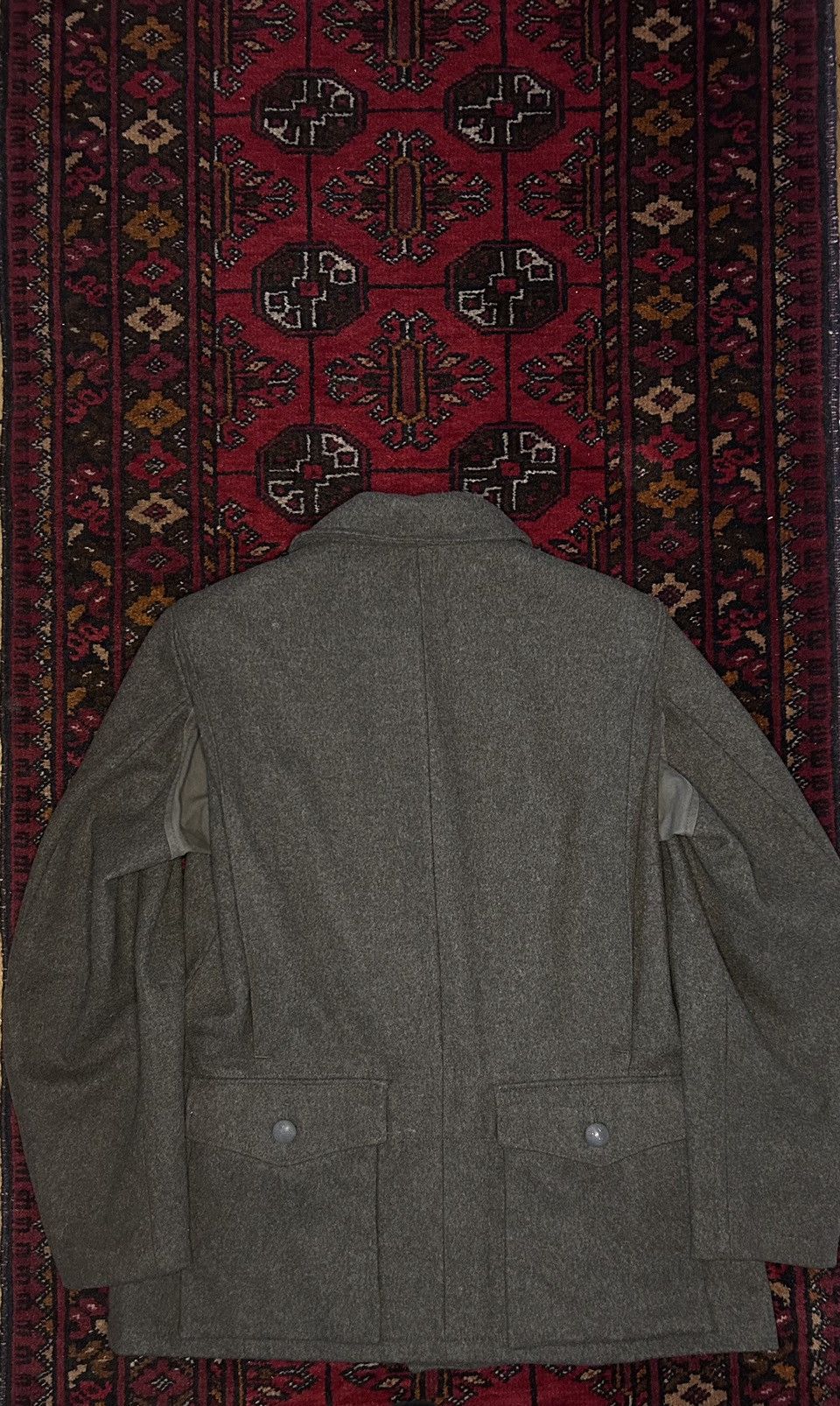 Vintage Swedish 1957 Military Wool Coat Size US L / EU 52-54 / 3 - 21 Thumbnail