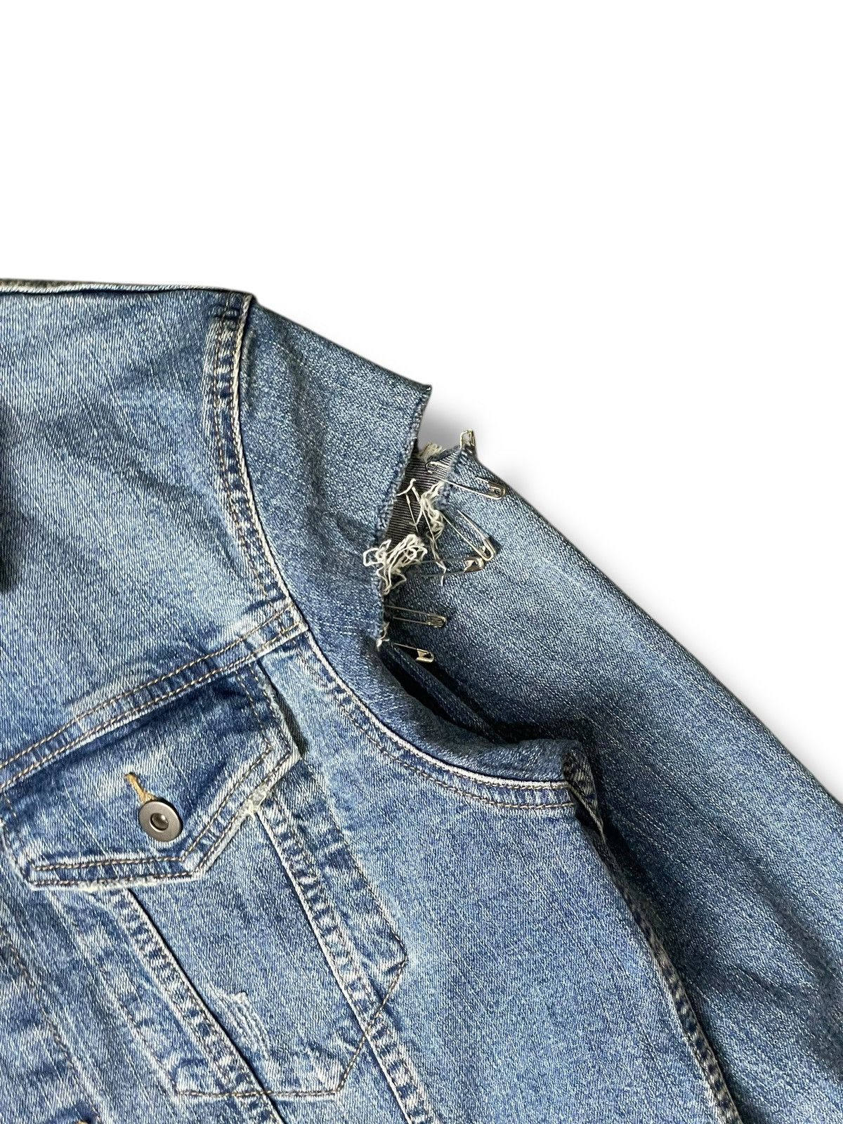 Japanese Brand × Uniqlo × Vintage UNIQLO Double Pocket Denim Jeans Jacket (114) Size US L / EU 52-54 / 3 - 5 Thumbnail