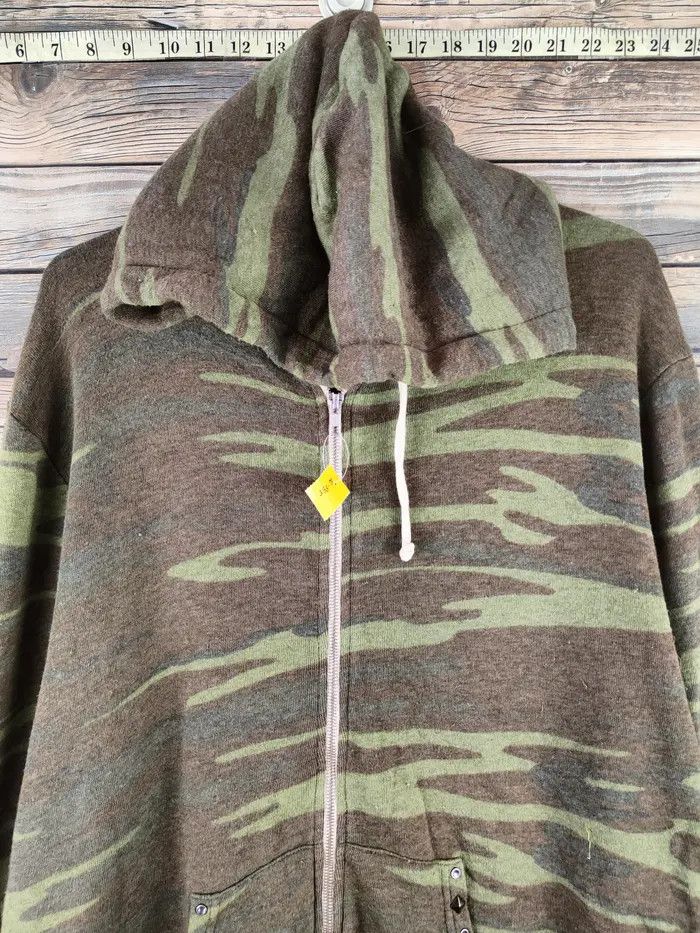 Skull Jeans by an Alchemist DL Camo Skull Arny Green Hoodie Sweaters #46-855 Size US XL / EU 56 / 4 - 12 Thumbnail