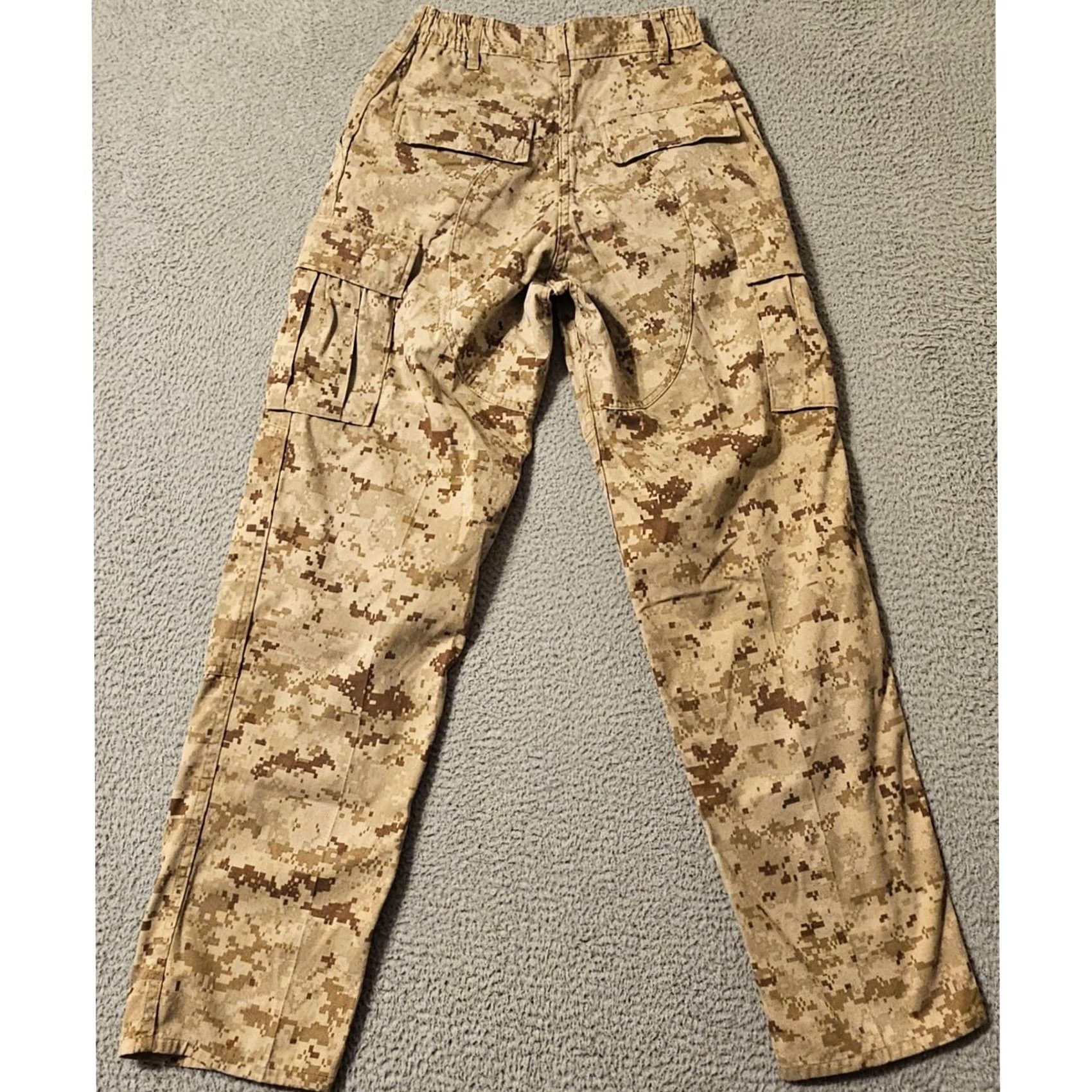 Vintage MARINES DESERT MARPAT CAMO MCCUU TROUSERS PANTS US Small R NSN 8415-01-527-2042 Size US 29 - 2 Thumbnail