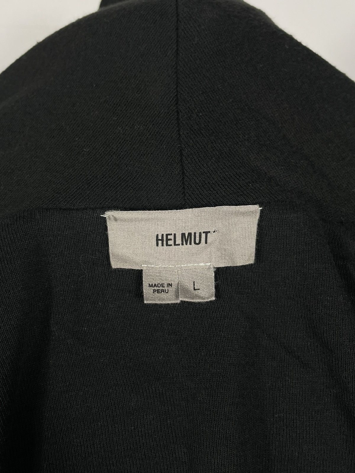 Helmut Lang × Vintage Helmut Lang Archive Black Asymmetric Zip Pulover Pull Jumper Size L / US 10 / IT 46 - 6 Thumbnail