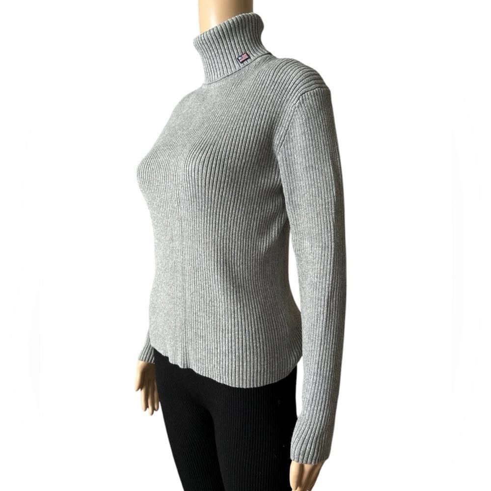 Polo Ralph Lauren Polo Jeans Co. Ralph Lauren Grey Turtleneck Sweater Size S / US 4 / IT 40 - 2 Thumbnail
