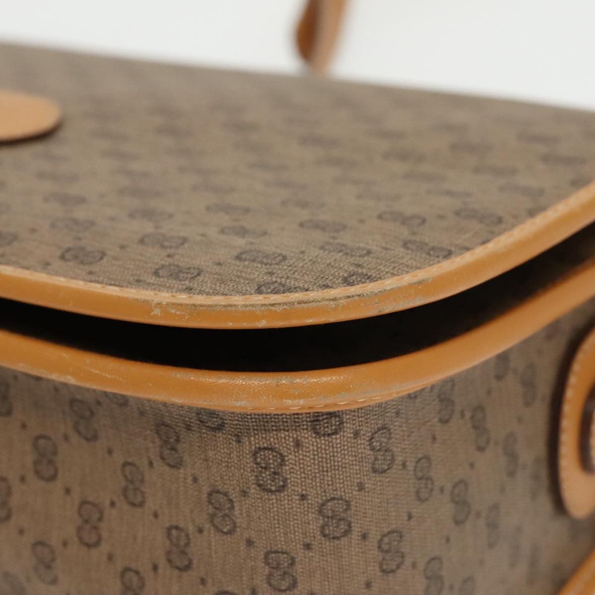 Gucci GUCCI Micro GG Supreme Shoulder Bag Pvc Beige Gold 001 104 Size ONE SIZE - 11 Thumbnail