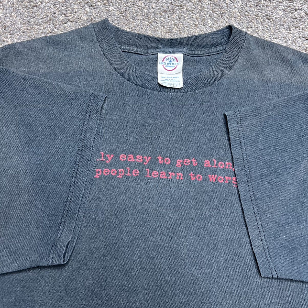 Other 2000s Easy To Get Along With Until You Worship Me T-Shirt Size US L / EU 52-54 / 3 - 3 Thumbnail