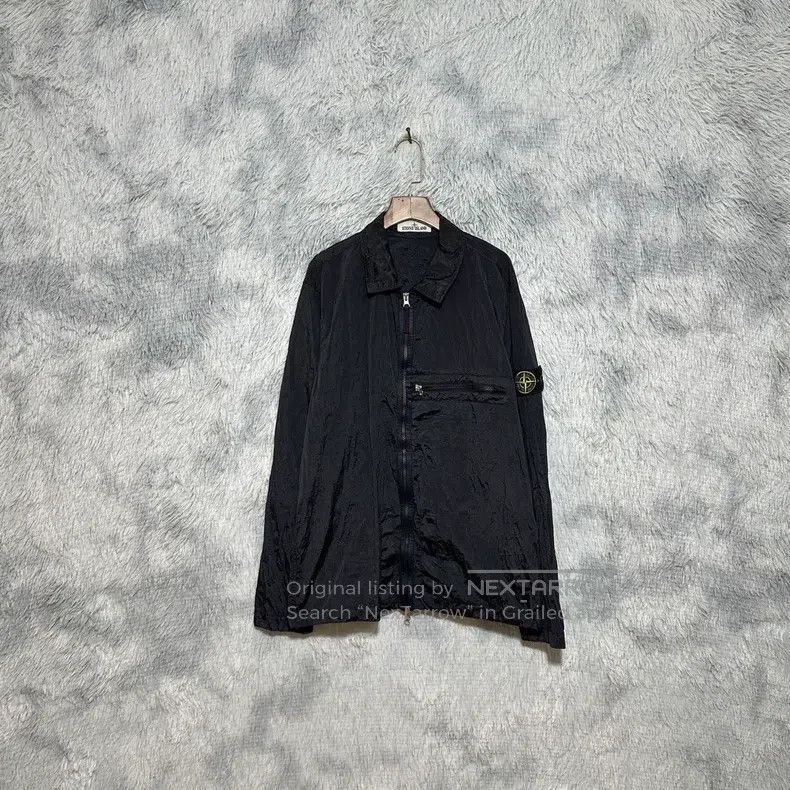 Stone Island Stone Island Metal Nylon Jacket Coat Black Color Size L Size US L / EU 52-54 / 3 - 1 Thumbnail