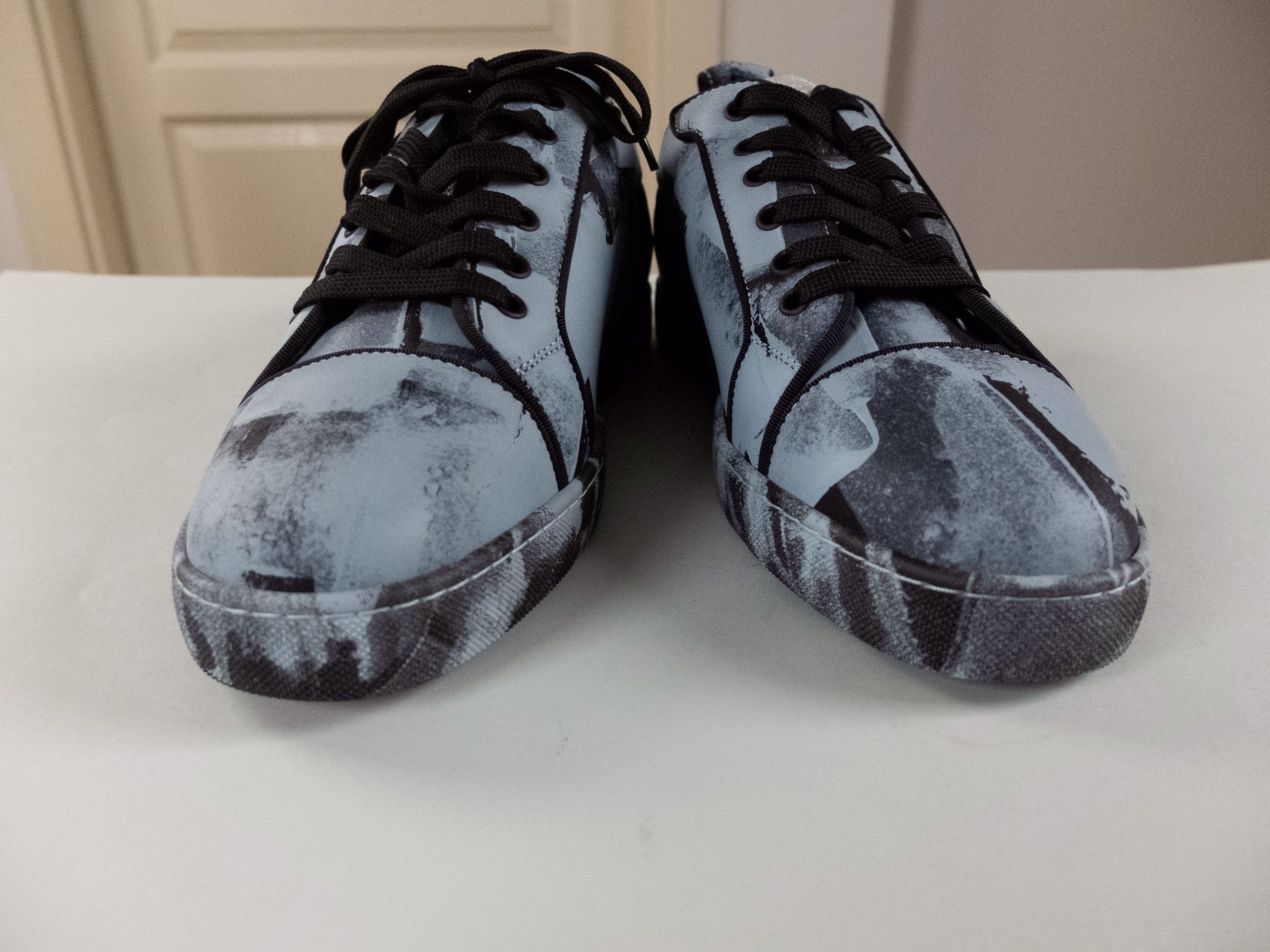 Christian Louboutin CHRISTIAN LOUBOUTIN Louis Junior blue leather sneakers 9 42 Size US 9 / EU 42 - 5 Thumbnail