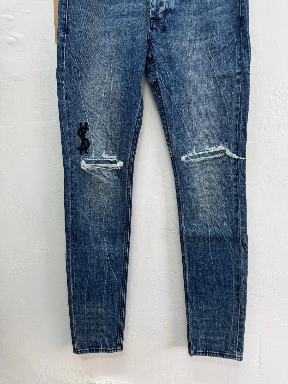 Ksubi new Ksubi mens denim jeans van winkle blue bluuu 32 patched Size US 32 / EU 48 - 3 Thumbnail