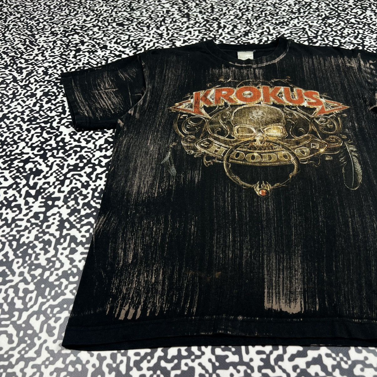 Band Tees Vintage Y2K Krokus Band Rock Metal Skull Bones Logo T-shirt Size US S / EU 44-46 / 1 - 9 Thumbnail