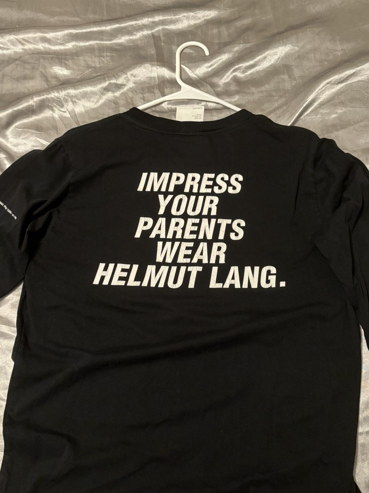 Helmut Lang Helmut Lang Impress Your Parents Tee Size US S / EU 44-46 / 1 - 1 Thumbnail