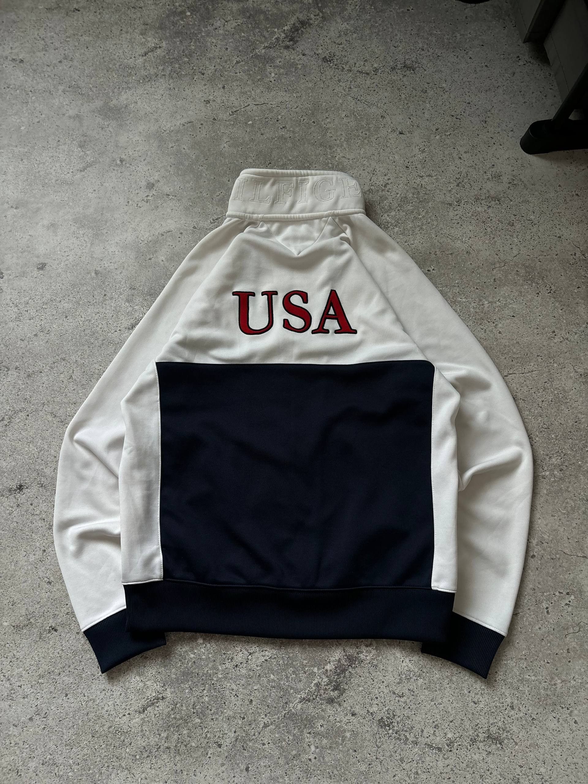Tommy Hilfiger Vintage Tommy Hilfiger USA Logo Track Jacket chief keef Size US M / EU 48-50 / 2 - 1 Thumbnail