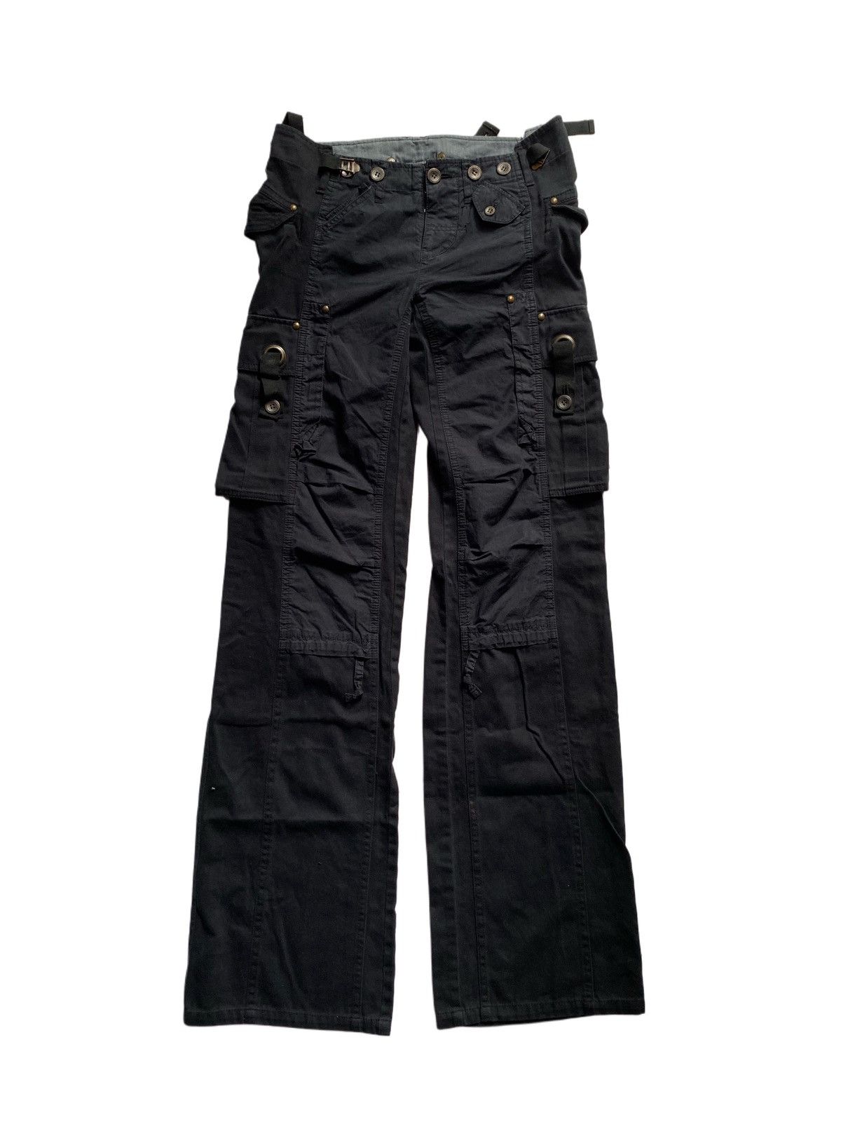 If Six Was Nine × KMRii × Le Grande Bleu (L.G.B.) Bondage Cargo Pants Size 29" - 1 Thumbnail