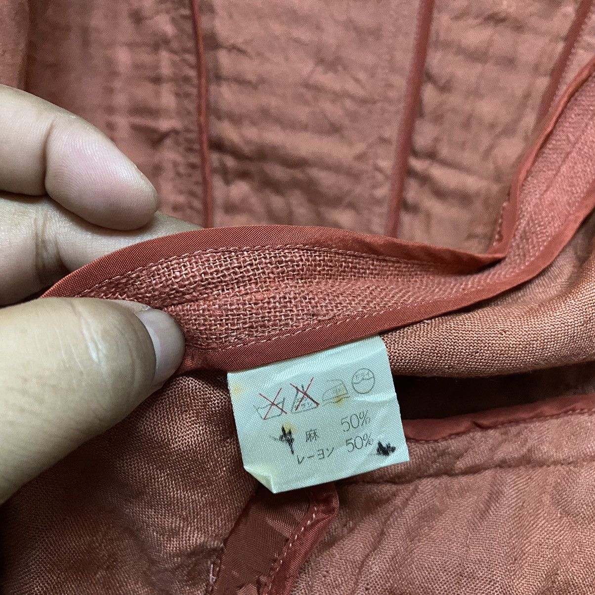 Issey Miyake Vintage 80's ISSEY MIYAKE Cheongsam Jacket Design Japanese Size L / US 10 / IT 46 - 13 Thumbnail