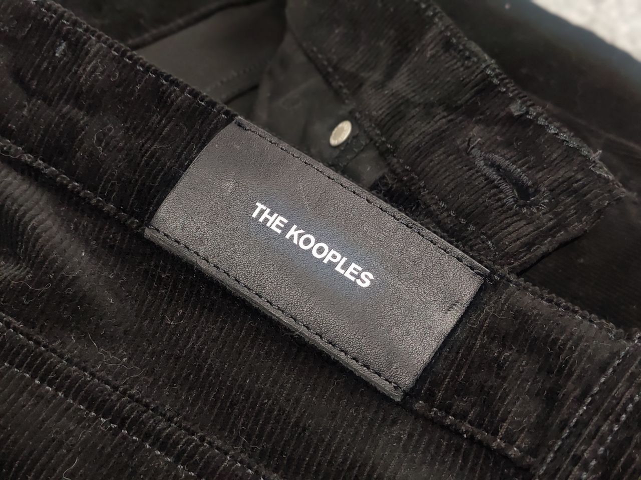 The Kooples The kooples Black Cordurou Straight Fit Trouser Pants Size US 30 / EU 46 - 9 Thumbnail
