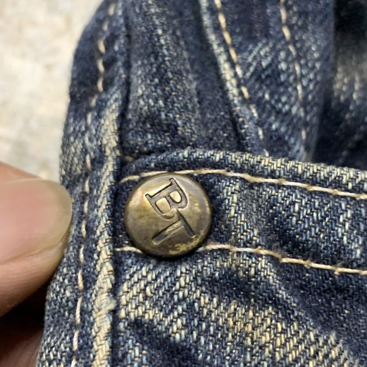 Edwin × If Six Was Nine × Japanese Brand Vintage Edwin Blue Trip Clawmark Twisted Leg Jean Size US 33 - 10 Thumbnail