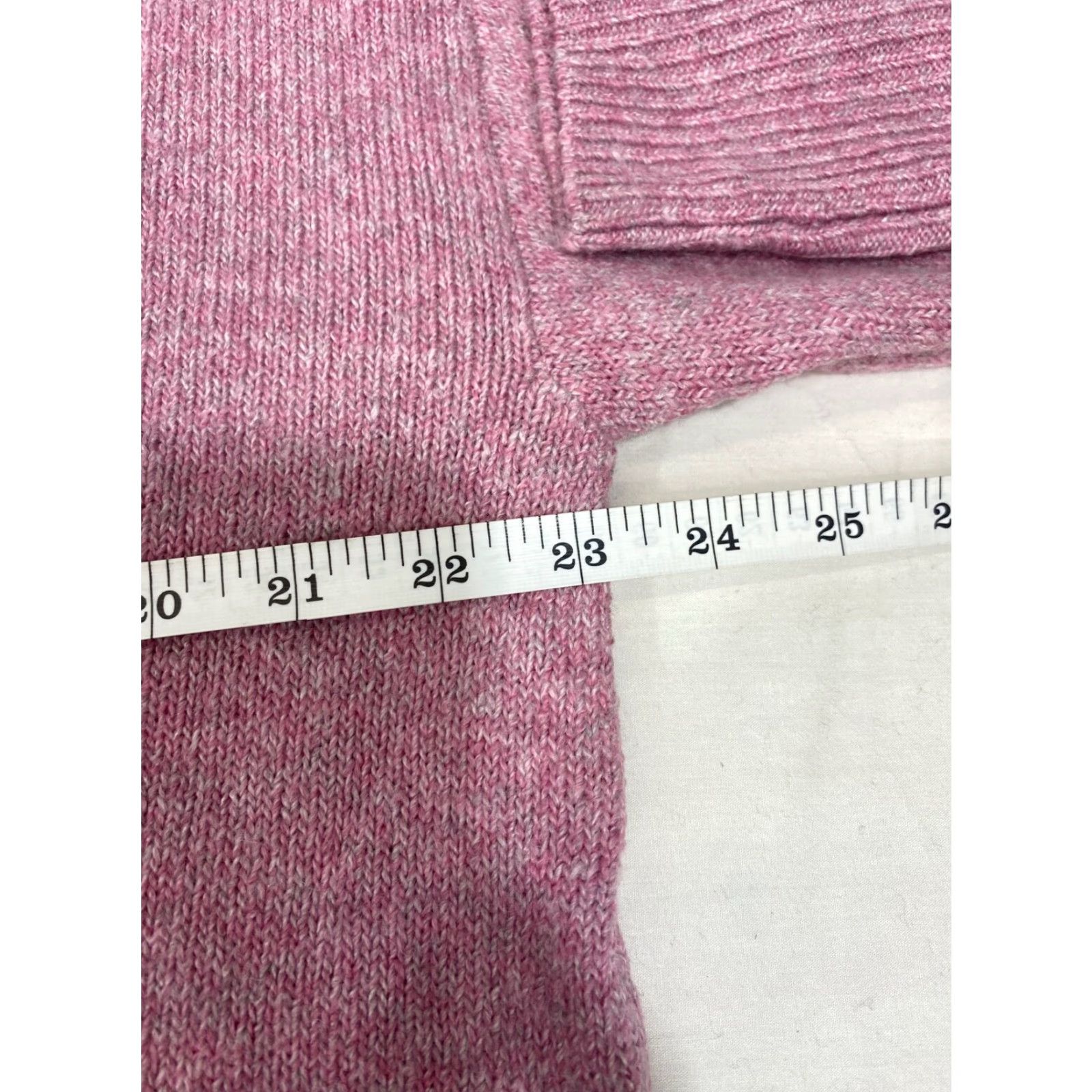 Ellen Tracy NWT Ellen Tracy Pink Round Neck Pullover Sweater M Women Cable-Knit Knit Cotton Blend Long Sleeve Pullover Size M / US 6-8 / IT 42-44 - 5 Thumbnail