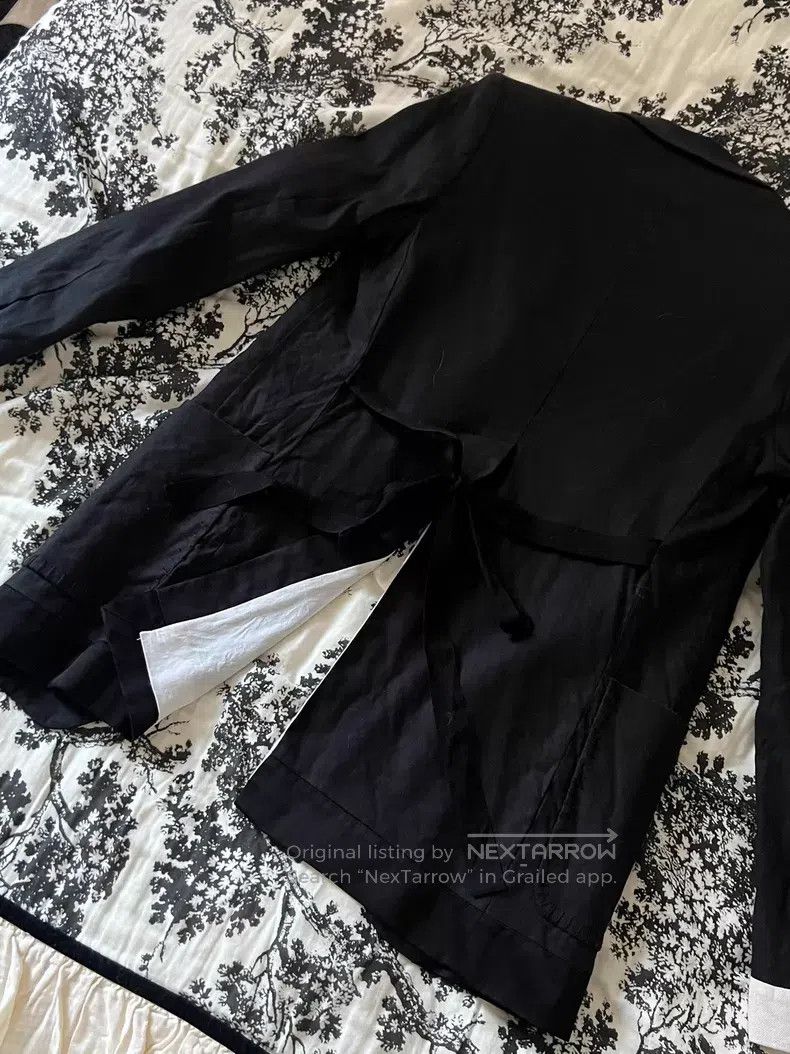 Ann Demeulemeester Ann Demeulemeester Avant-garde Designer Brand Suit Jacket Size XXS / US 00 / IT 34 - 3 Thumbnail