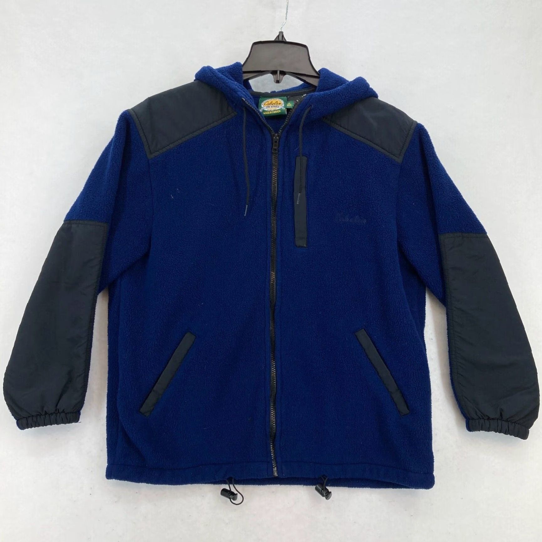 Vintage Vintage Cabela's Polartec Fleece Full Zip Jacket Women's M Blue Hooded Canada Size M / US 6-8 / IT 42-44 - 2 Thumbnail