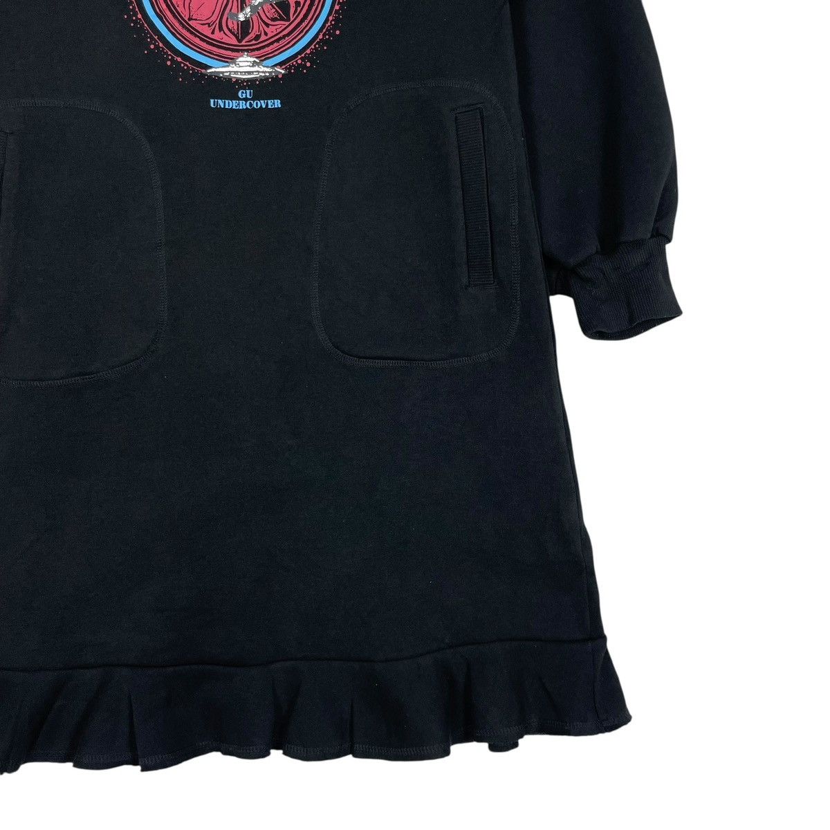 Undercover Vintage Undercover GU Big Logo Sweatshirt Dress - Japanese Size S / US 4 / IT 40 - 5 Thumbnail