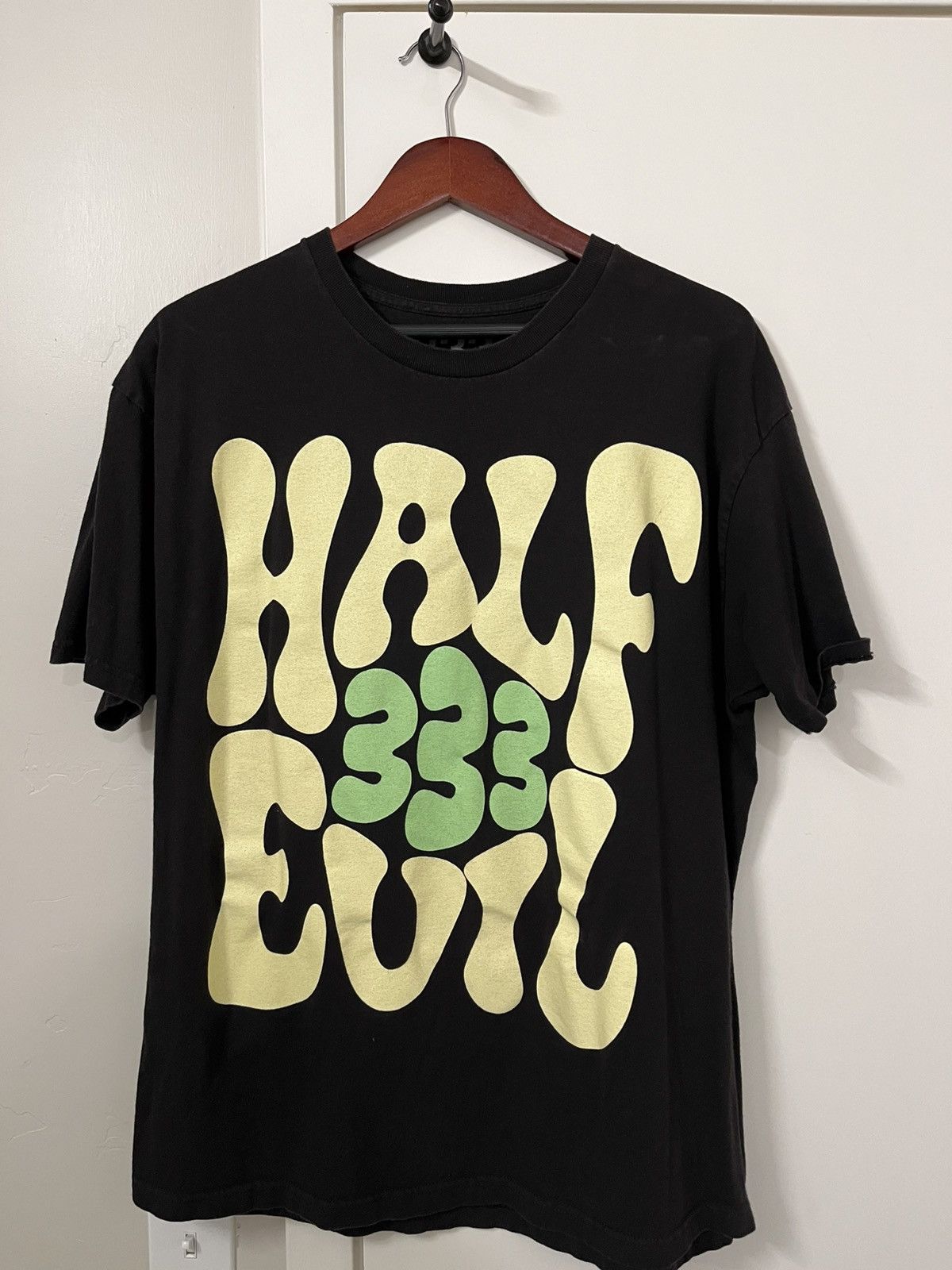 Half Evil Half Evil 333 Puff Print Tee Size XL Size US XL / EU 56 / 4 - 1 Thumbnail