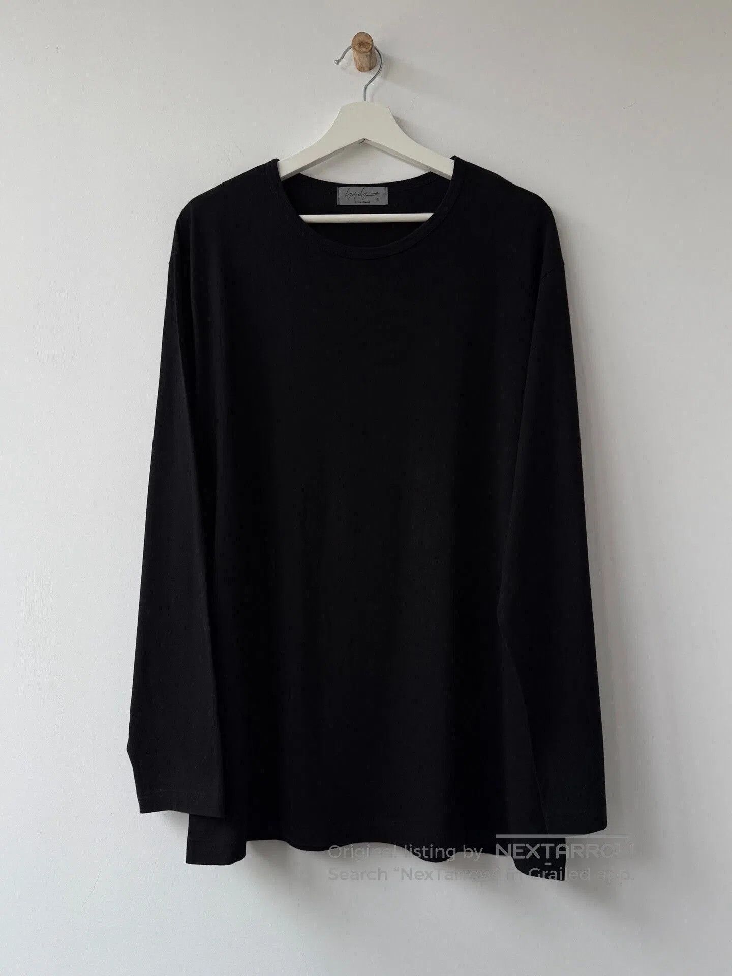 Yohji Yamamoto Yohji Yamamoto Black Cotton Long Sleeve Top. Size US L / EU 52-54 / 3 - 1 Thumbnail