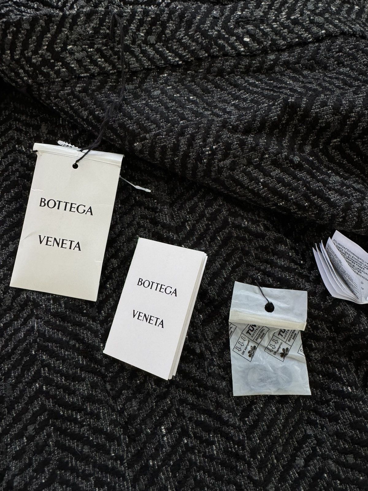 Bottega Veneta Bottega Veneta Herringbone wool blend jacket Size US L / EU 52-54 / 3 - 8 Thumbnail